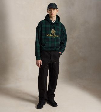 Polo Ralph Lauren Sweat à capuche à carreaux blackwatch