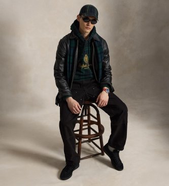 Polo Ralph Lauren Sweat à capuche à carreaux blackwatch