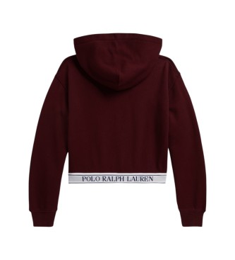 Polo Ralph Lauren Sweat à capuche en molleton avec logo rouge