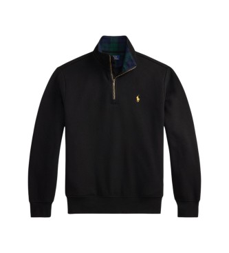 Polo Ralph Lauren Sweat à demi-fermeture éclair noir