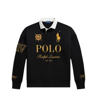 Polo Ralph Lauren Sudadera rugby negro