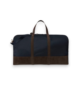 Polo Ralph Lauren Bolsa de viagem com debrum em camurça marinho