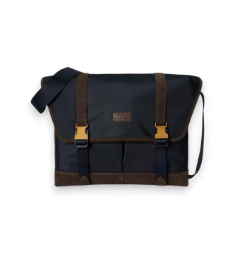 Polo Ralph Lauren Bolso Messenger con ribete de ante marino