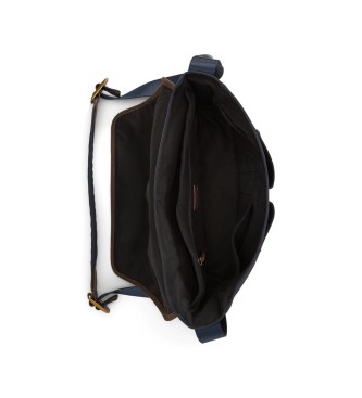 Polo Ralph Lauren Bolso Messenger con ribete de ante marino