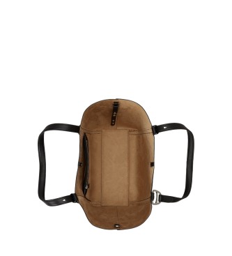 Lauren Ralph Lauren Stor Tasha tote-taske i sort nappaskind
