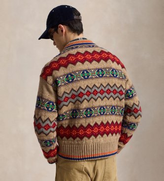 Polo Ralph Lauren Fair Isle sweater i multifarvet uldblanding