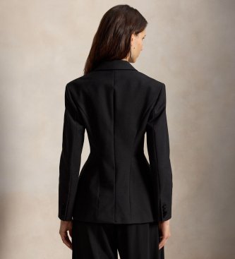 Polo Ralph Lauren Chaqueta de botonadura simple con pinzas negro