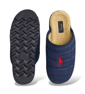 Polo Ralph Lauren Blauwe Trim pantoffels