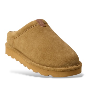 Polo Ralph Lauren Usnjeni cokli Reade CLog rjave barve