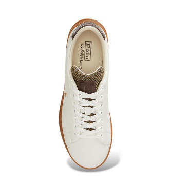 Polo Ralph Lauren Zapatillas Court III blanco/marrón multicolor
