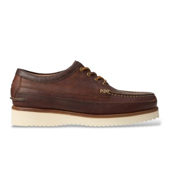Polo Ralph Lauren Braune Ranger Mokassins aus Leder