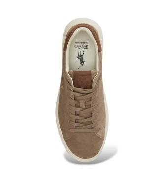 Polo Ralph Lauren Baskets RLite Court en daim marron