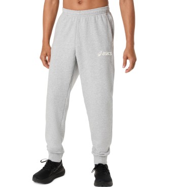 Asics Logo Fleece Hose grau