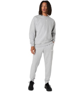 Asics Logo Fleece Hose grau