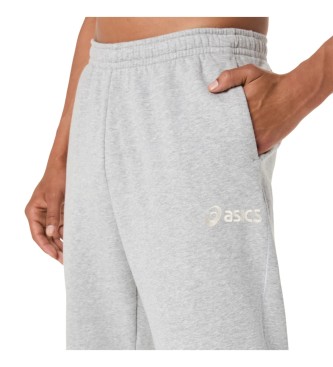 Asics Logo Fleece Hose grau