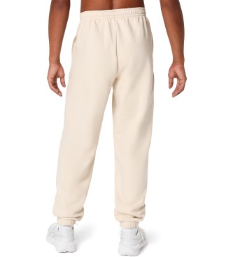 Asics Calça Fleece Relaxed bege