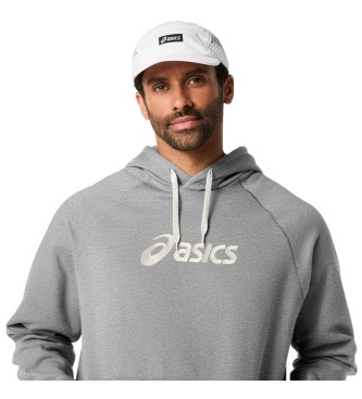 Asics Gray Logo Fleece Sweatshirt