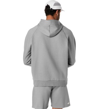 Asics Gray Logo Fleece Sweatshirt