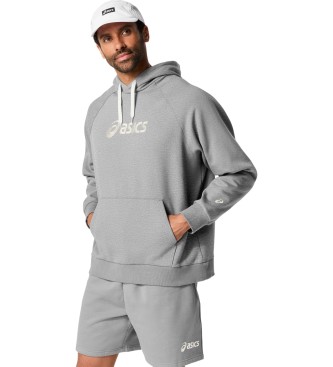 Asics Gray Logo Fleece Sweatshirt