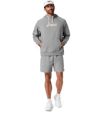 Asics Gray Logo Fleece Sweatshirt