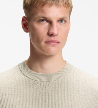 BOSS Akipano-tröja beige