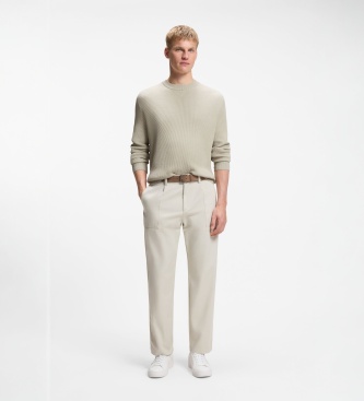 BOSS Akipano-tröja beige