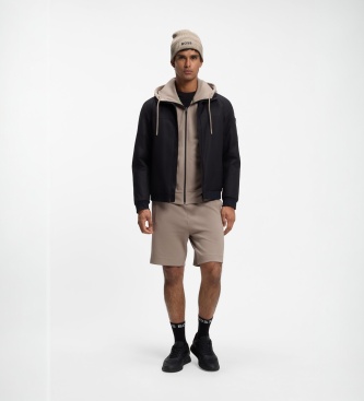 BOSS Gorro de punto taupe