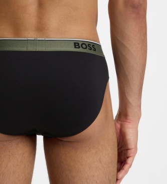 BOSS Set 3 Slips Power negro