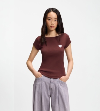 BOSS Etine mørkebrun T-shirt