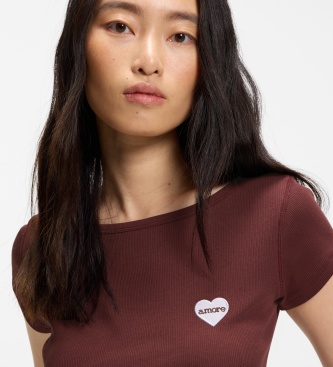 BOSS Etine mørkebrun T-shirt