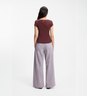 BOSS Etine mørkebrun T-shirt