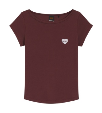 BOSS Etine mørkebrun T-shirt