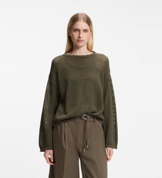 BOSS Camisola Farde verde