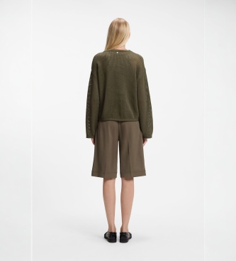 BOSS Camisola Farde verde