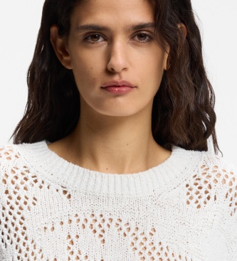 BOSS Camisola Foira branca