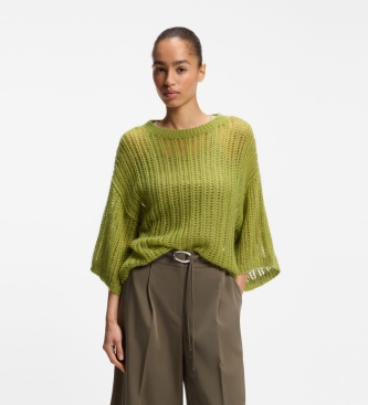 BOSS Jérsei Frug verde