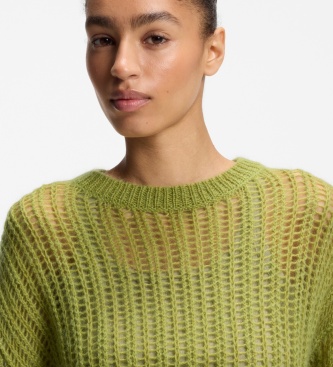 BOSS Jérsei Frug verde