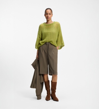 BOSS Jérsei Frug verde