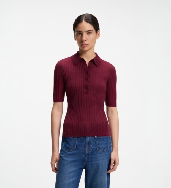 BOSS Polo Fugano vermelho