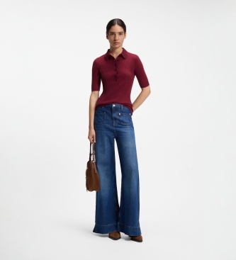 BOSS Polo Fugano vermelho