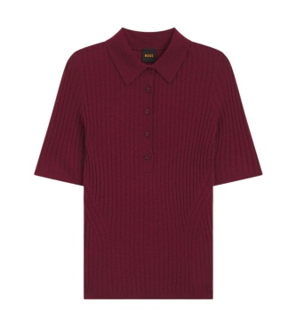 BOSS Polo Fugano vermelho