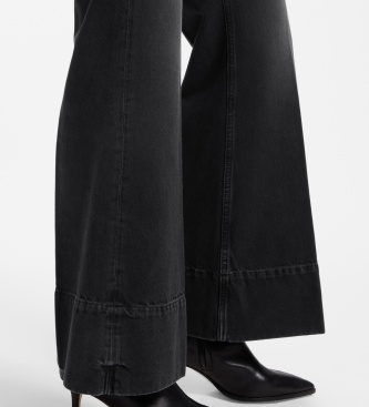 BOSS Jeans a zampa Gloria nero