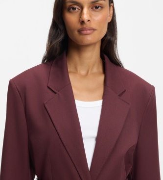 BOSS Braune Jalara-Jacke, dunkel