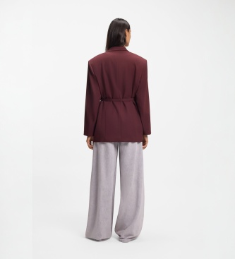 BOSS Braune Jalara-Jacke, dunkel
