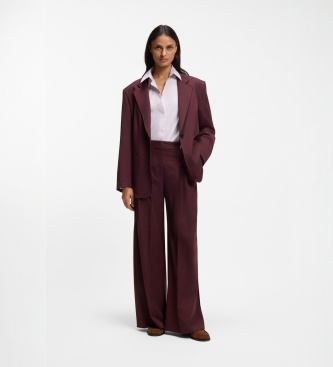 BOSS Pantalone Takora marrone scuro