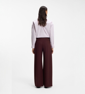 BOSS Pantalone Takora marrone scuro