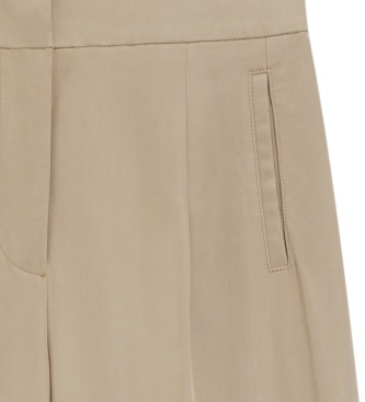 BOSS pantalone elegante a gamba larga beige