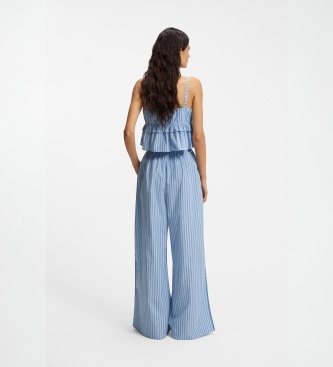 BOSS Pantalone Tiplyn a righe blu