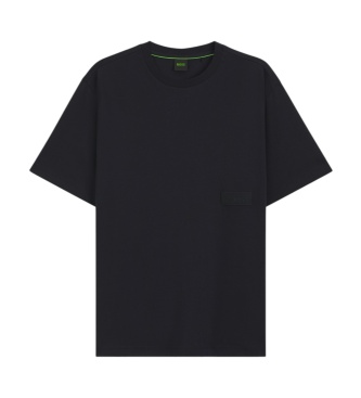 BOSS Maillot Structure marine