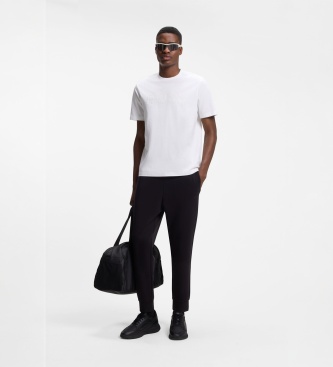 BOSS Structure Logo T-shirt hvid
